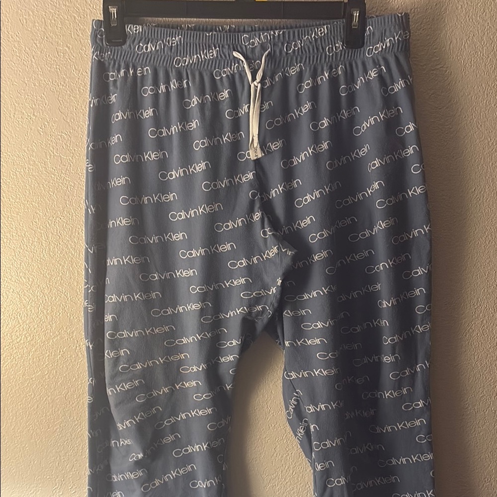 Calvin Klein Blue and White Pajama Set Intimates